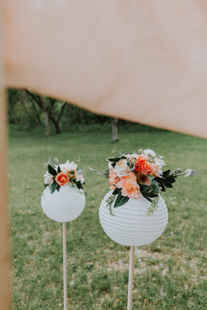 backyard wedding decorations 