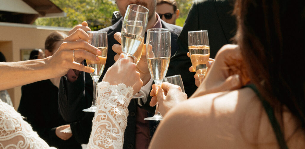 Wedding day toasts at SNAC 
